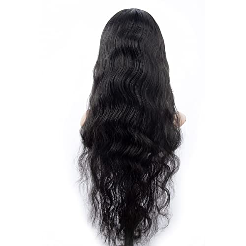 Ouri Hair Body Wave 4x4 čipkasta perika za zatvaranje ljudske kose perike za crne žene, 180% gustoće prethodno iščupane prirodnim