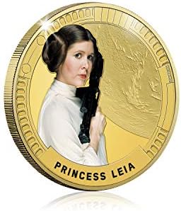 Star Wars Originalna trilogija - Luke Skywalker 44mm Komemorativni kovani novčić Au + puni izdanje u boji, Ofirsko licencirano kolekcija i za kolekcionare.