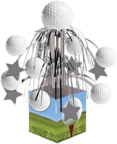 Golf potrepštine i dekoracije za zabave - golf ploče šolje salvete za 16 osoba-uključuje Baner, stolnjak i središnji dio - savršeni