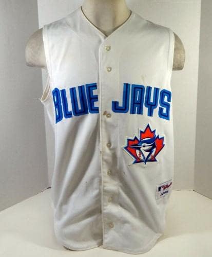 2006 Pulaski Blue Jays 31 Igra Polovni vest od bijelog dresa 46 DP16777 - Igra Polovni MLB dresovi