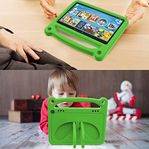 za 8-inčni tablet futrolu za dječja lijepna tvar otporna na udarcu s štandom za ručice za HD 8 dječje tablet i djecu Pro tablet, zeleno