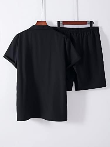 Dvije komadne odjeće za muškarce Muškarci Puštena majica i kratke hlače bez tima