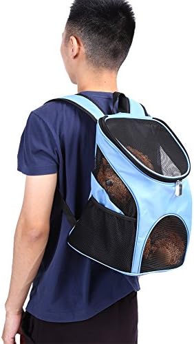 NPLE--Vanjska torba za pse na dvostruko rame ruksak za kućne ljubimce putni mrežasti prozori Novi