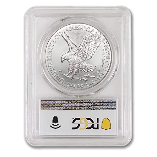2021 Nema mente Mark 1 oz Američki srebrni orao Kovanice MS-70 $ 1 PCGS MS70