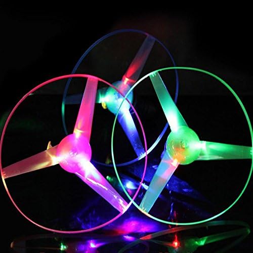 HreQuestyfolks 1 kom Višebojni leteći NLO tanjir LED bljesak svjetlošću helikopter Veleprodaja igračke