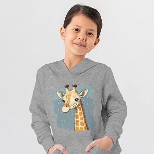 Giraffe Kids 'Sponge Fleece Hoodie - Crtani dječji hoodie - Grafički kapuljač za djecu