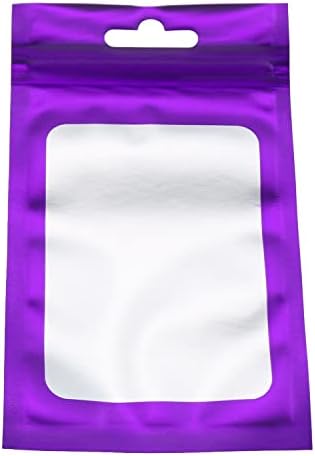 Mylar torba E-izvanredna 50kom 2, 95x4, 72 inča ponovo zaptivne torbe za miris sa zatvaračem i prozirnim prozorom, torbica sa zatvaračem