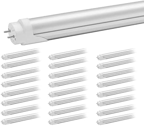 MARIQIYY 25 pakovanja 2ft T8 LED Sijalice, 9W 1170lm 5500-6000K Daylight White, zamjena cijevi za Flourescentnu cijev od 2 stope,