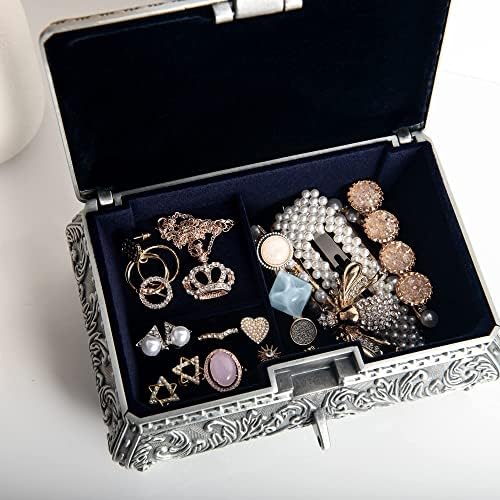 FEYARL vintage nakit trinketiranje naušnica zvonjenje blaga blaga organa Ogrlica Organizator čuva kutije za vjenčanje rođendanski