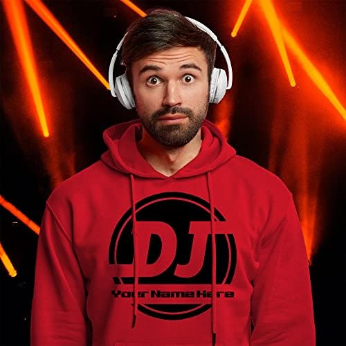 Bang Tidy odjeća personalizirani DJ logotipom - Dodajte svoje ime - Unisex Mc Music Hoodie