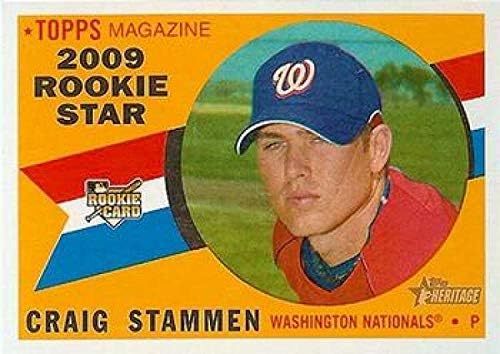 2009 TOPPS Heritage 547 Craig Stammen Washington Nationals MLB bejzbol kartica NM-MT