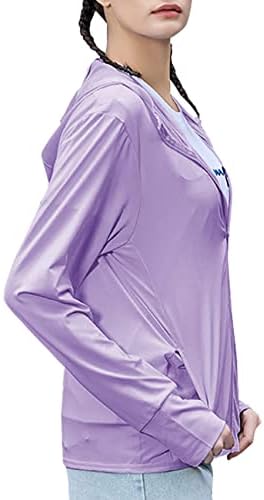 Durio zaštitna odjeća za zaštitu od sunca Women Upf 50+ lagana jakna Brza suha Sunčana majica Zip up hoodie ženski puškarci dugih rukava
