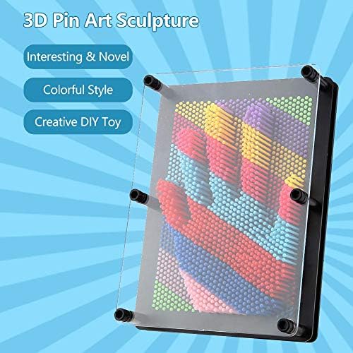 WAL prednja 3D šarena PIN umjetnička ploča Novel PIN umjetnička igračka za djecu i djecu i odrasle poklon za razvajanje i mašta