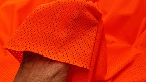 Pico Textiles Neonska Narandžasta Poliester Pro Mesh Tkanina Za Teški Dres-4 Jardi Bolt - Multi Collection-Style 52515