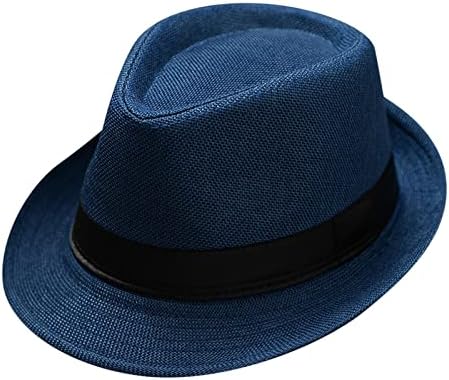 Muškarci i žene Retro Jazz Hat Soild Britanska šešir za sunčanje Travel Sun Hat Baby Girl Sun Hats 6-12 mjeseci