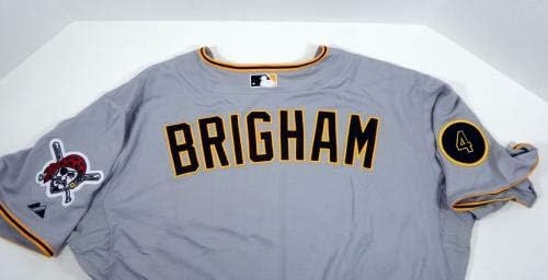 2014 Pittsburgh Pirates Jake Brigham Igra Izdana siva Jersey R Kiner Patch 207 - Igra Polovni MLB dresovi