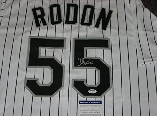 Carlos Rodon potpisao je bijeli Chicago White Sox Majestic replika sa W / PSA COA - autogramirani MLB dresovi