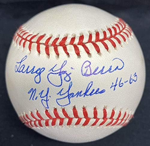Larry Yogi Berra Ny Yankees 46-63 Potpisani bejzbol PSA / DNK - autogramirani bejzbol