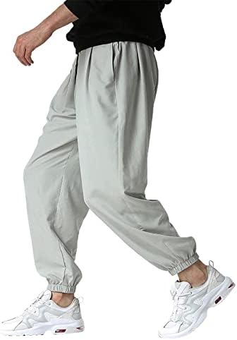 Casual Slip jesenske čvrste pantalone u boji skraćeni stil Casual Pertlanje muške pantalone muške pantalone plišana kuća