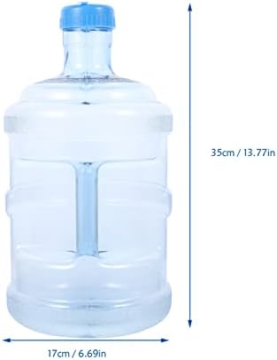 Sewroro Kids Vodeno boca vode u bocama za vodu za vodu za skladištenje vode plastične kape za višekratnu vodu posuda za vodu 5 litara