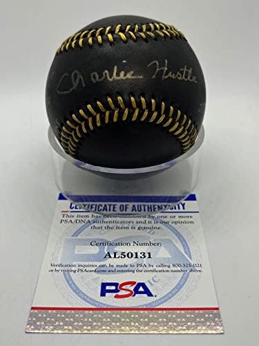 Pete Rose Charlie Hustle Žao mi je što se kladim na potpisanim autogramom Baseball PSA DNK * 1 - autogramirani bejzbol