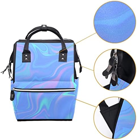 Laser | Laserski, naučni i tehnološki vjetar, apstraktne vetra ruksak ruksaka za bebe nazivne torbe za promjenu multi funkcije Velika