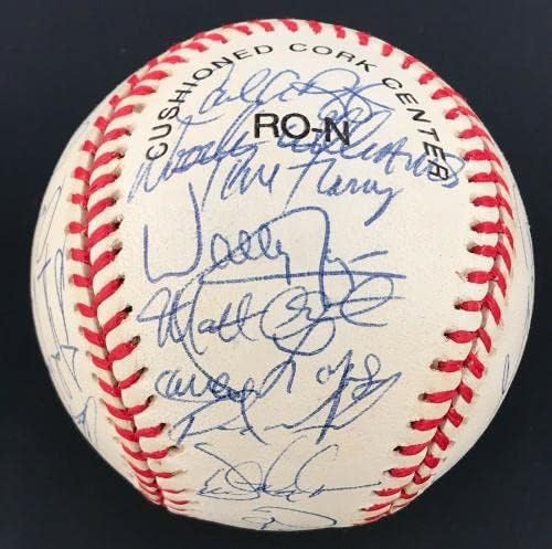 1999. San Diego Padres tim potpisao je na Potpise T. Gwynn / T. Hoffman - autogramirani bejzbol
