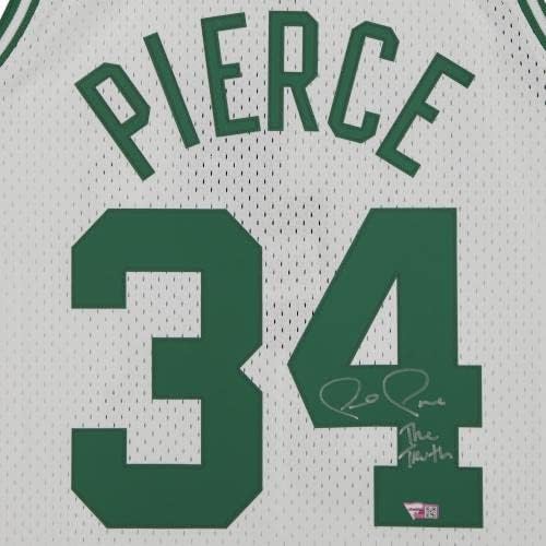 Paul Pierce Boston Celtics Autographing White 2007-08 Mitchell & Ness replika sa istinom natpisom - autogramirani NBA dresovi
