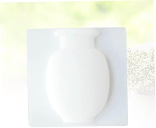 Bestsporble Clear Vases za cvijeće Naslovna ukras za kućne frižidere Magnet bijeli domaćin
