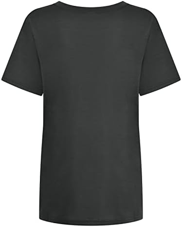 Camisas de Gran Tamaño Con Estampado Para Mujer, Blusas de Manga Corta de Verano 2023, Camiseta Con Cuello Reello