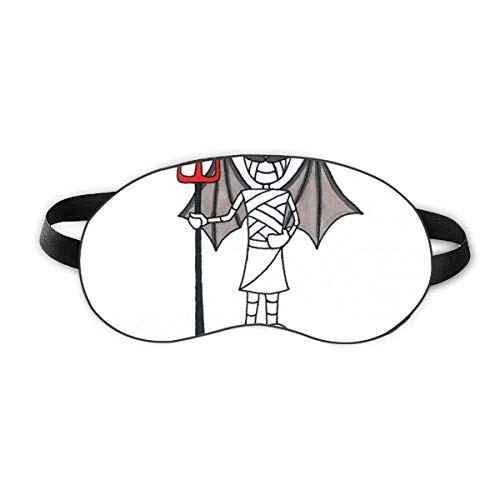 Mama Halloween Devil Bat Horus Sleep Eye Shield Soft Night Poklopac za sjenilo