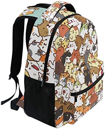 Alaza Slatka mačka Porodična zabavna art Moderan veliki ruksak Personalizirani laptop iPad tablet Torba za putovanja sa više džepova