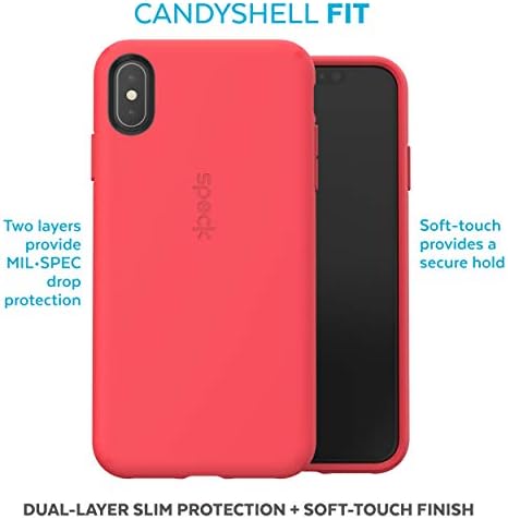 Speck proizvodi Candyshell Fit iPhone XS Max Case, Mercury Red / Mercury Red