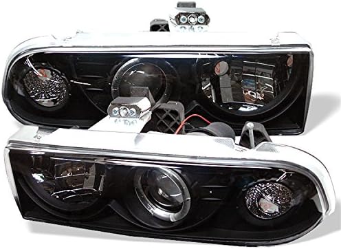 Spyder 5009524 Chevy S10 98-04 / Chevy Blazer 98-05 farovi projektora - LED Halo-Crna-visoka 9005-niska H1
