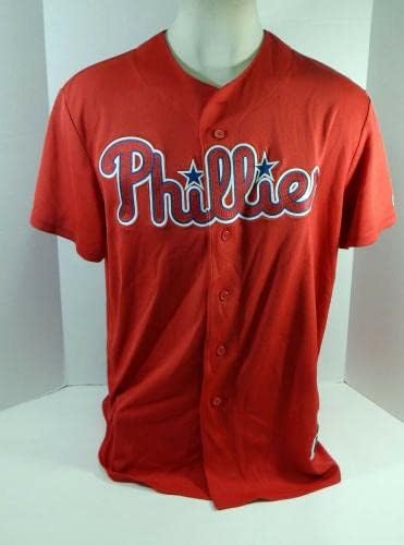Philadelphia Phillies Pat Borders # 10 Igra Rabljena Crveni dres Ext St BP XL 828 - Igra Polovni MLB dresovi