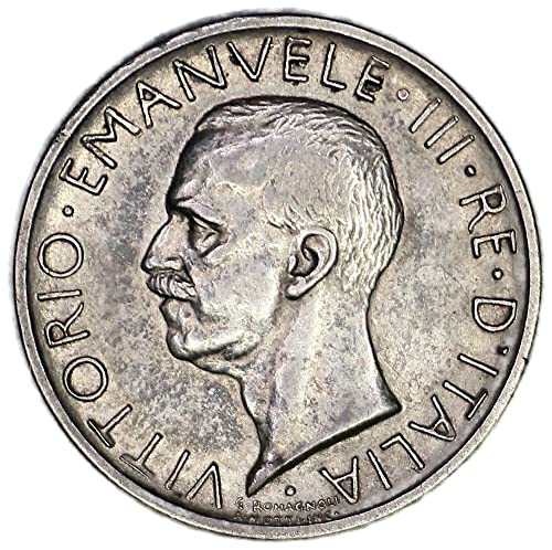 1929. IT Italija KM 67 Vittorio Emanuele III srebrni 5 lira o necrtenom