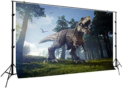 HUAYI PC Print 3D Tyrannosaurus Rex Pozadine za djecu Jurassic Dinosaur Party Cosplays slike GXT-6981