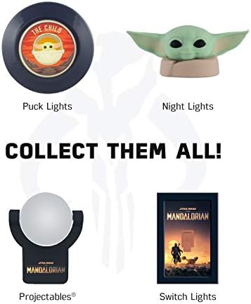 Star WARS LED noćno svjetlo, Baby Yoda figura, dodatak, senzor od sumraka do zore, Mandalorian, Grogu, ul-certificirano, slatko noćno