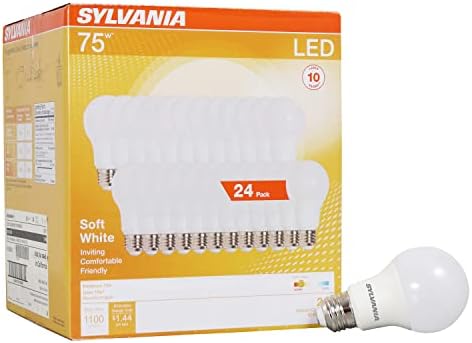 LEDVANCE Sylvania LED sijalica, 75W ekvivalent A19, efikasna 12w, Srednja baza, matirana završna obrada, 1100 lumena, meka Bijela-24