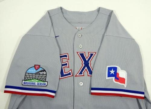 2020 Texas Rangers Mike Minor # 23 Igra izdana POS rabljeni sivi dres i s P 50 - igra Polovni MLB dresovi