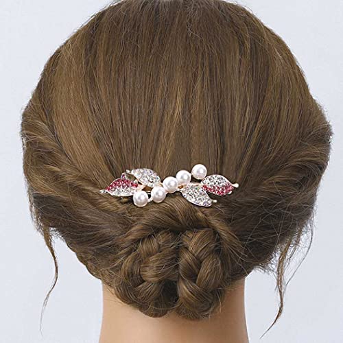 Bohend Rhinestone kose Barrettes Pearl Clips za oblikovanje kose za žene i djevojke