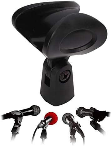 Osigurajte mikrofon pomoću podesivog nosača kopče za mikrofon - savršeno za ožičene i bežične MICS 5 / 8in trajni držač plastičnog