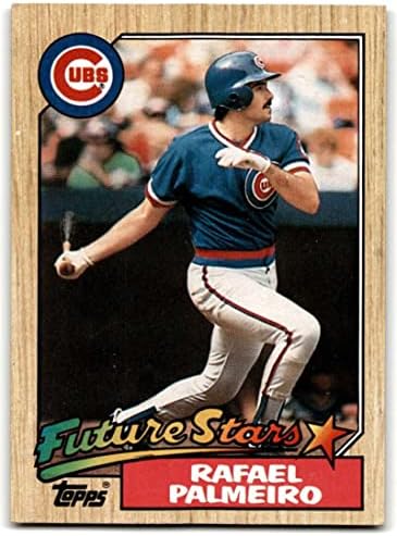 TOPPS 1987 # 634 Rafael Palmeiro Cubs MLB bejzbol kartica NM-MT