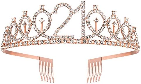 21. rođendanski pojas i kruna za djevojčice, konačno 21 rođendanski pojas i set tijare od vještačkog dijamanta za djevojčice, 21.
