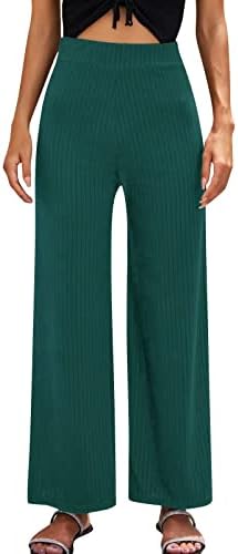 Miashui ženske hlače Ležerne prilike uzorka Žene Elastični struk pantalone hlače T Loat Pant Solid Plus veličine Ženske hlače