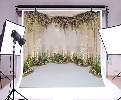 Leyiyi 8x8ft fotografija pozadina ceremonija vjenčanja pozadina vjenčanje angažman proslava cvijet cvijet luk vrata 3D hall dekoracija šljokice sjaj cvijet Photo Portrait Vinyl Studio Prop