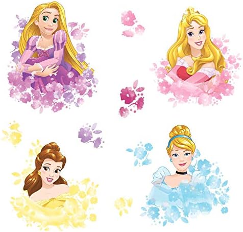 Cimerice Disney princeze cvjetni kore i zidni naljepnice za zid 2 inča x 2 inča do 8,2 inča x 10 inča