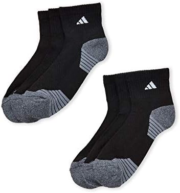 Adidas muške atletske vlage Wicking Wicking Carbe-Cut SOCKS 6-pakovanje / 6-par crna cipela: 6-12