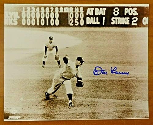 Don Larsen potpisao Yankee savršena igra bejzbol photo 8x10 - autogramirane MLB fotografije