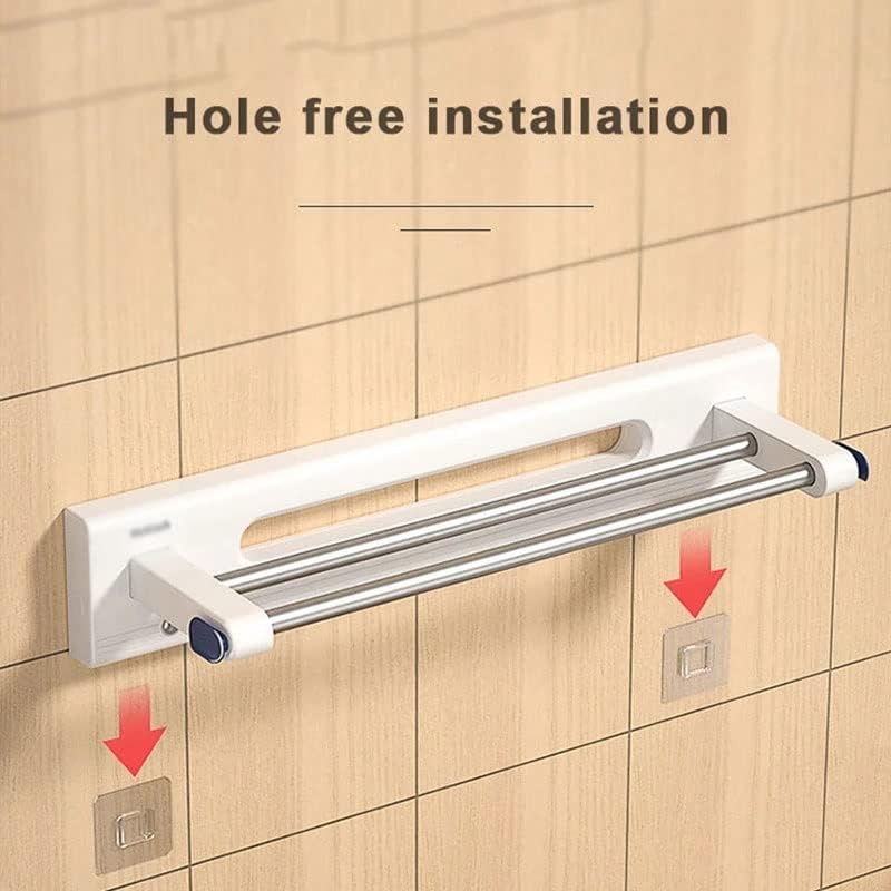 Miaohy LED indukcijska držač za ručnik bez bušenja 1/2 ručnika za šipku Kupatila za kupaonicu